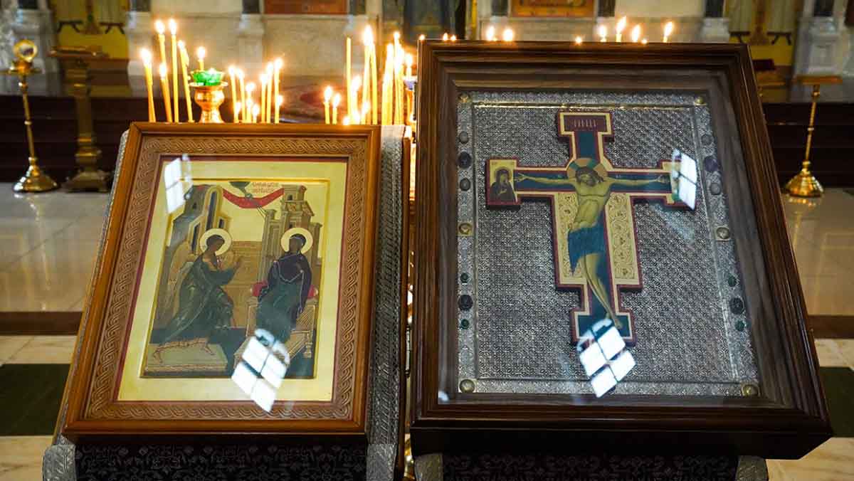 Неделя Крестопоклонная, Благовещение Пресвятой Богородицы