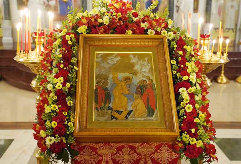 Светлое Христово Воскресение в храме преподобного Василия Исповедника у Рогожской заставы